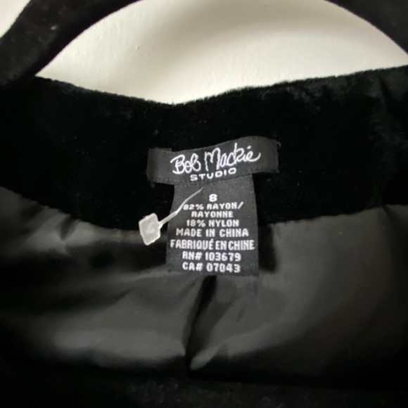 Bob Mackie studio velour jacket - Picture 2 of 4